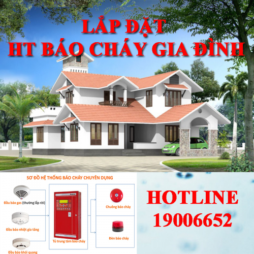 Cần lắp đặt hệ thống báo cháy dành cho gia đình